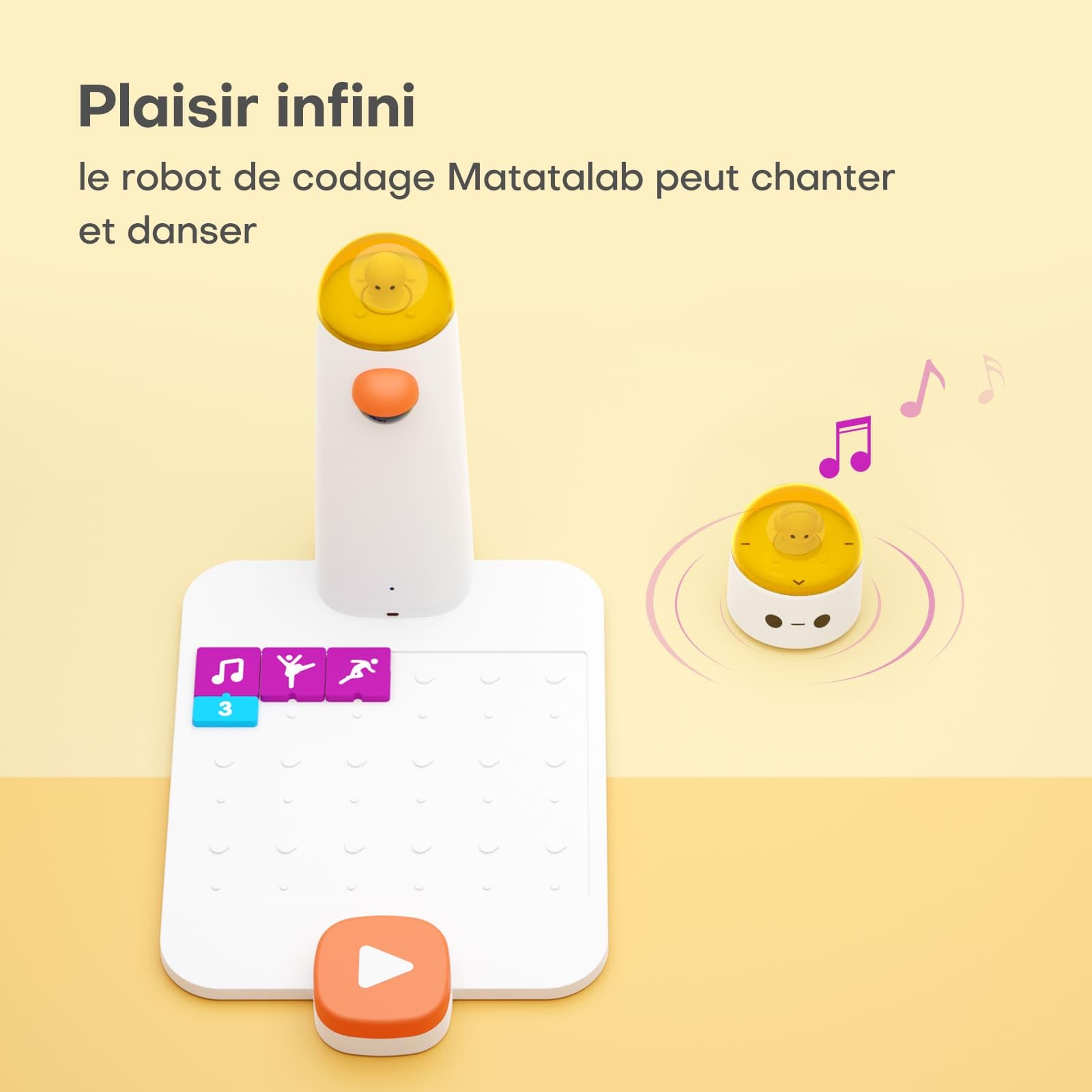 Coding Set Pro Jouet Robot Programmable pour Enfants de 4+ Robot de Codage Électronique Kit Robotique DIY pour Débutant Apprenez Programmation avec Jeux Jouet Éducatif Cadeaux de Rentrée
