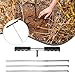 Stainless Steel Soil Probe Rod, 32 to 48 Inch Adjustable Septic Tank Locator Tool for Underground Pipes, Landscaping and Soil Testing, 3-Section Ground Probe