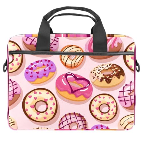 Bandolera para laptop de 13 13.3 14.5 pulgadas Sweet Donuts maletín portátil multicolor