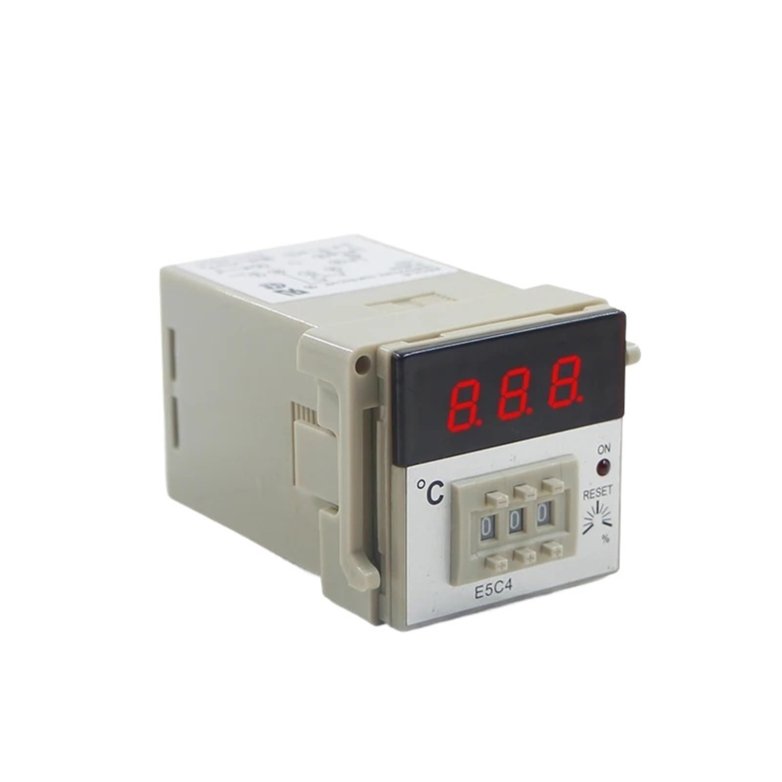 E5C4 Inteligentny regulator temperatury 0-399 stopni, z regulowaną podstawą do piekarnika, montaż AC220V, gniazdo przekaźnika, kontroler kodu wybierającego (bez gniazdka)