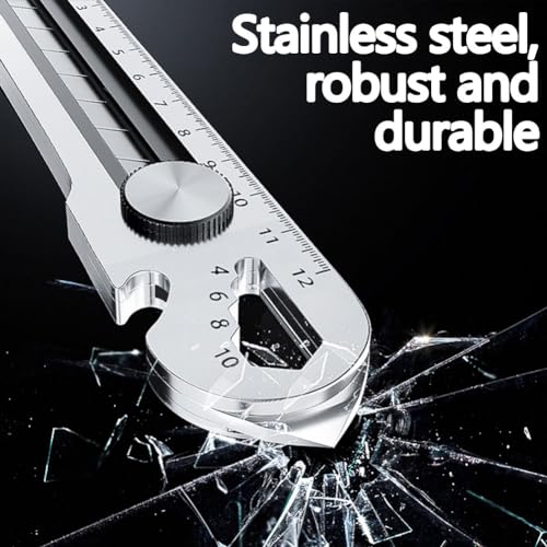 SHUNCHG Schweres Mehrzweck Gebrauchsmesser, 2024 Profi Cuttermesser, Mit 10 Abbrechklinge, Cutter Edelstahl Universalmesser, Multifunktionales Mehrzweck Teppichmesser Druckguss Cutter Messer