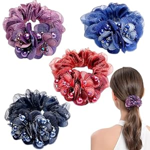 Ainvhh 4 Stück Blumen Knotenringe Set