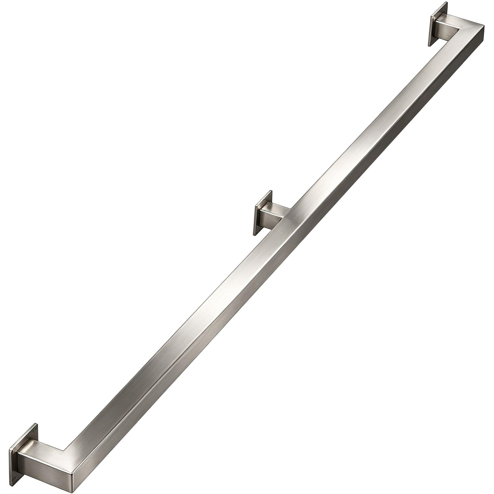 Sxbhdm One Color Stainless Steel Banister Handrails For Stairs, Bannister Rail For Stairs Handrail, Stair Banister Hand Rails, Stair Railing For Indoor Outdoor Steps(18Ft/540Cm)