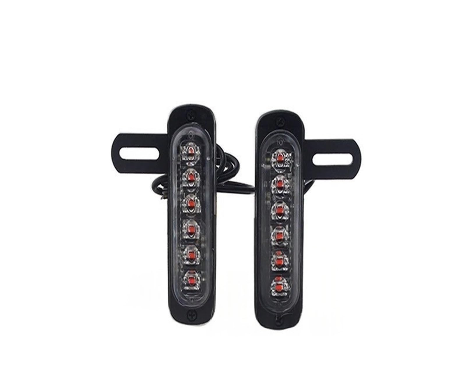 Luz LED Universal para Matrícula De Motocicleta, Luz Trasera De Frenos, Lámpara De Parada, Luces De Señal De Giro Traseras Intermitentes Moto Luces Trasera