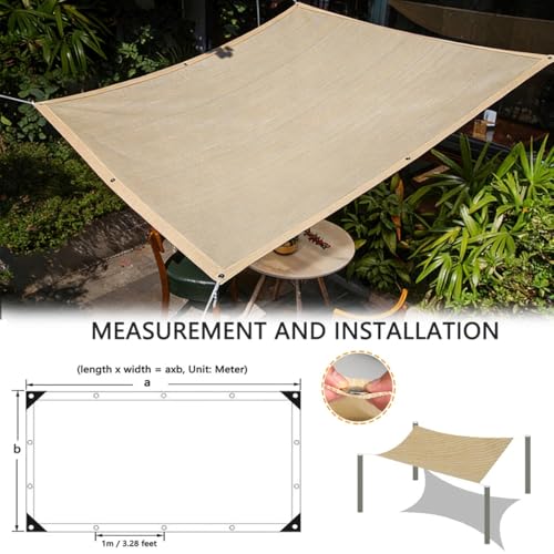 Voile anti-UV grand format avec œillets renforcés de haute qualité - 6