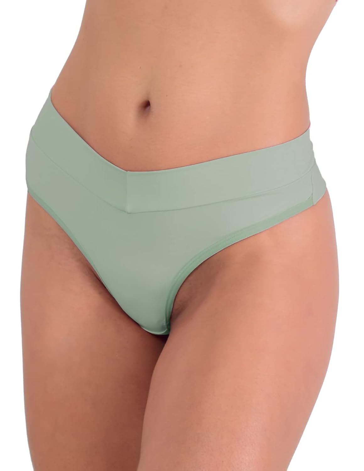 Kit 5 Calcinhas Fio Dental Duplo e Cós Microfibra Poliamida Cós E Fio Duplo | Tanga