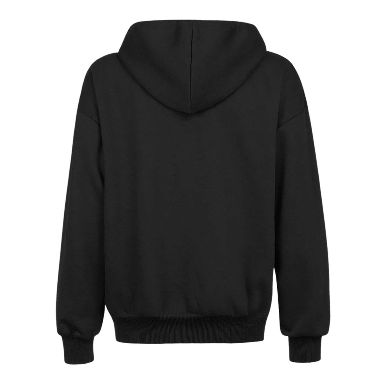 Générique Sweats à Capuche Femme Zippé Veste Hoodie Surdimensionné à Manches Longues Surdimensionné avec Poche Décontracté Ample Chic et Elegant Oversize Sweatshirts Manteau Streetwear Automne Hiver