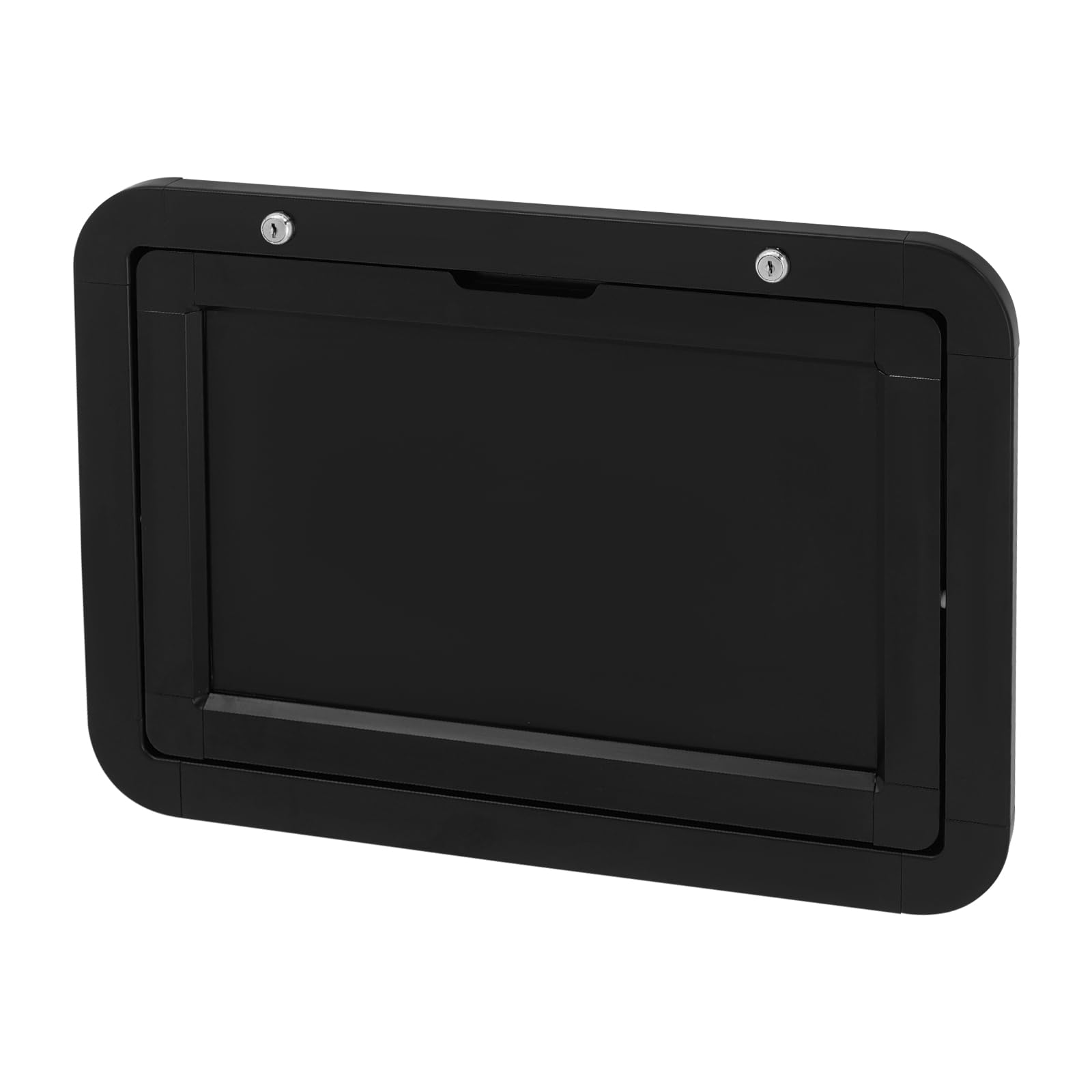Tavolo da picnic pieghevole con chiusura lampo, in lega di alluminio, pieghevole, da parete, per camper, pontoni, camion, camper, 60 x 42 cm