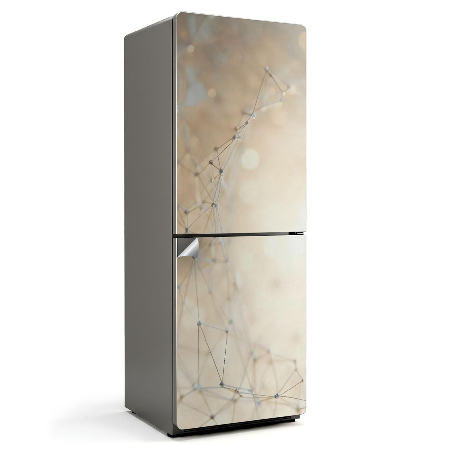 Décalcomanie frigo 70x190 cm pour masquer les rayures et décorer la cuisine