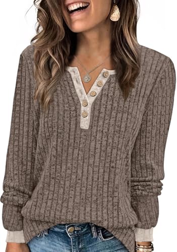 Image of XIEERDUO Sweater for Women Winter Clothing Long Sleeve Shirts Fall Fashion Must Haves Comfiest Airport Outfits Trendy