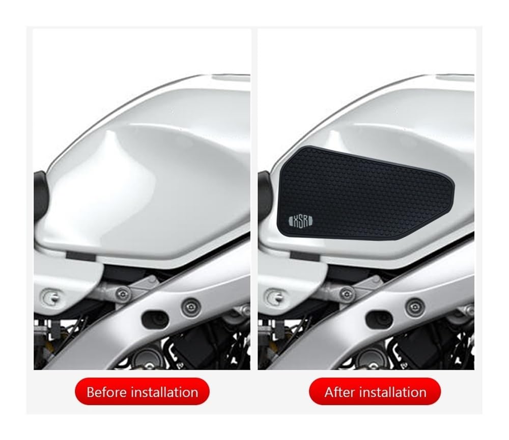 Almohadilla depósito Para XSR900 GP XSR900GP 2024 Lateral Del Tanque De Combustible Pads Protector Pegatinas Calcomanía Gas Tracción Pad Lado Pegatina