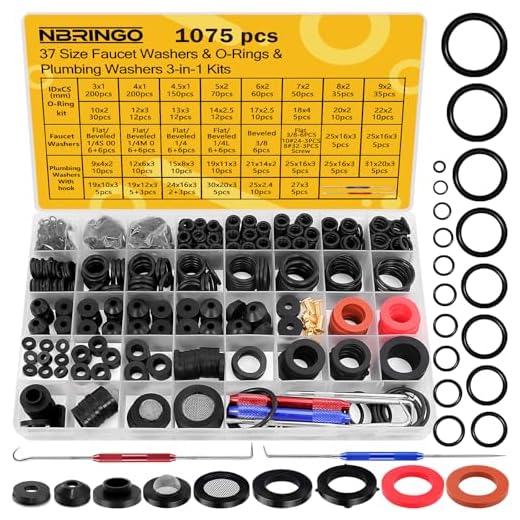 NBRINGO 1075 PCS Universal Plumbing Repair Kit