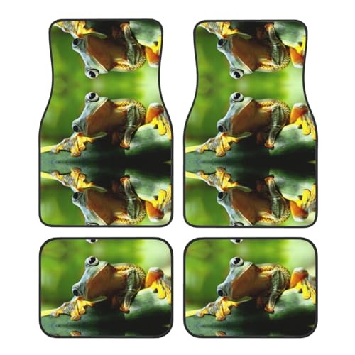 Tapis de voiture motif grenouille verte pour vos trajets en famille