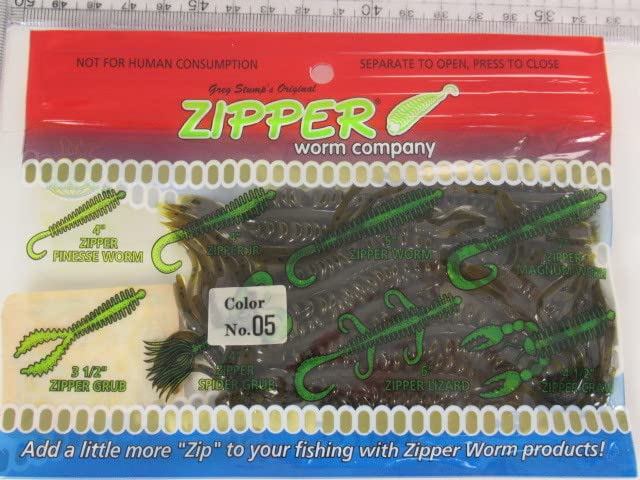 Amazon.co.jp: ZIPPER WORM 4インチ ジッパー ジップ ジット ZIP ZIT