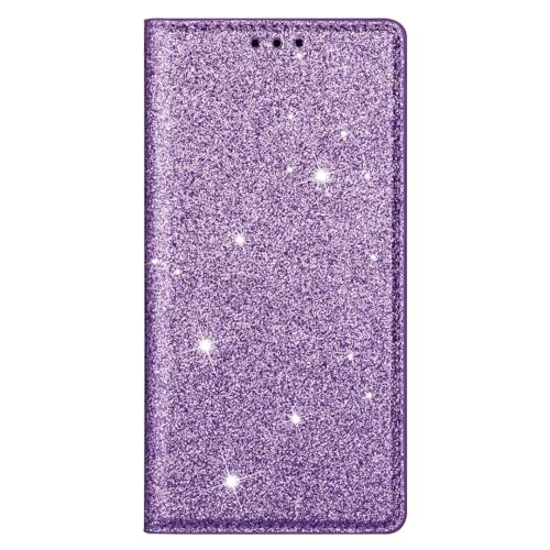 Étui Galaxy S25 FE violet : protégez votre écran des rayures grâce au rabat magnétique en cuir