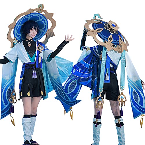 Amazon.co.jp: 原神 コスプレ 帽子付き 放浪者 Wanderer コスプレ衣装 