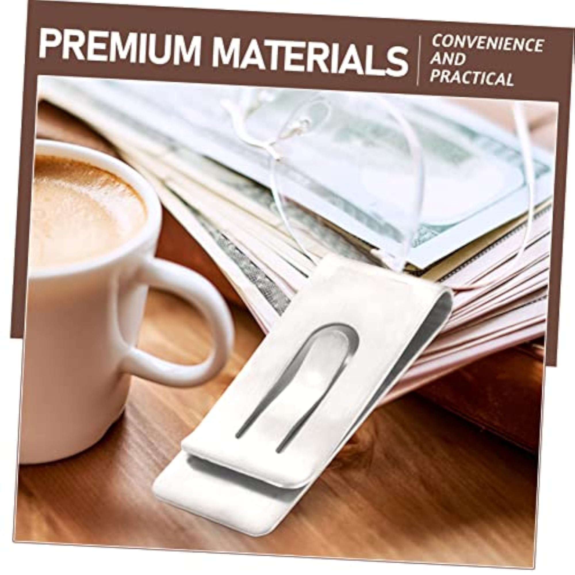 Minimalist Clip Card Holder for Men, Portable Wallet