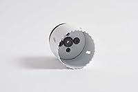 Vista 13 de Disston QUICKCORE - Juego de 28 piezas con 24 tamaños de sierra de agujeros incluidos, eje de cambio rápido y adaptador, parte E0100255, blanco (255)