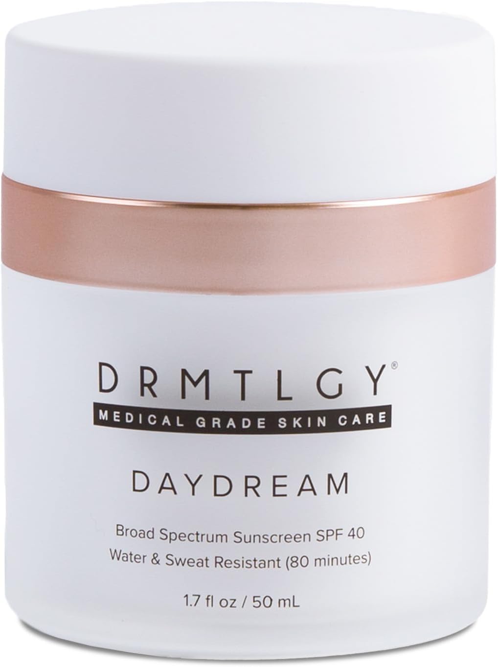 Day Dream Sunscreen & Face Moisturizer SPF 40 – Water & Sweat-Resistant Sunscreen for Sensitive Skin – UVA/UVB Protection, Skin Care & Makeup Friendly