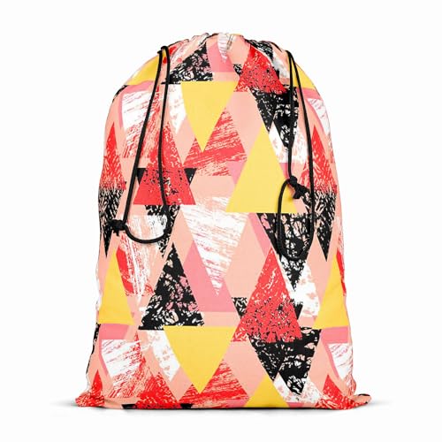 Image of ArtzFolio Geometrical Behaviour D5 | Reusable Sack Bag | Bag for Gym, Storage, Vegetable & Travel