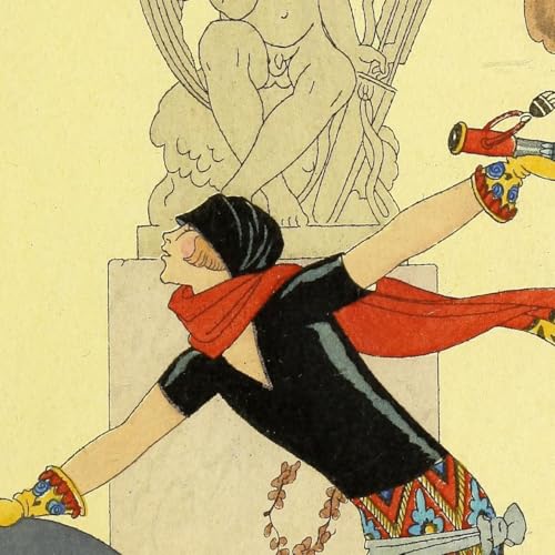 Tableau imprimé sur toile grand format George Barbier gbb46 130x90 - 6