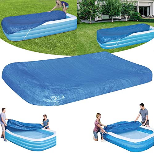 Rectangle Pool Cover, Inflatable Underground Pool Cover Dust and Rainproof