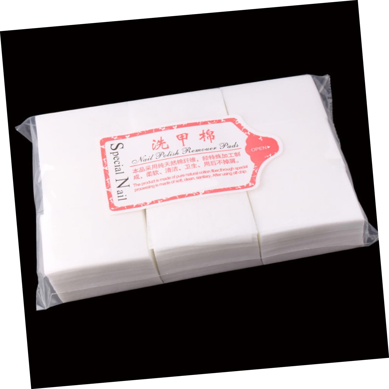 Ipetboom Nail Polish Remover Pads 3000 Count Thick for Nail Gel Polish Removal for Home Salon Use