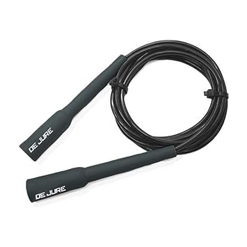 ABB INITIO GYM Adjustable Slim Shape Weight Loss Ball Pencil Speed Skipping Rope, 275CM, Grey