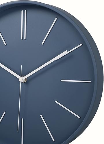 Miniatura 9 de zyzamay Reloj de pared moderno, reloj de pared 3D redondo brillante de 12 pulgadas, fácil de leer, silencioso sin tictac, funciona con pilas para