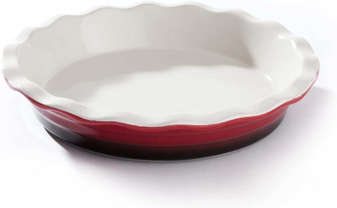 Ceramic Pie Dish 11 Inches Pie Plate Pie Dish for Baking and Dessert Round