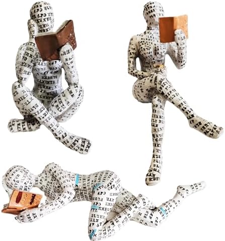 Yahu Lando 3 Reading Woman Figures Thinker Statue Modern Bookshelf Decor Aesthetic Sculpture Room Decor Abstract Modern Shelf Table Decor Yahu Lando 3 Reading Woman Figures Thinker Statue Modern Bookshelf Decor Aesthetic Sculpture Room Decor Abstract Modern Shelf Table Decor