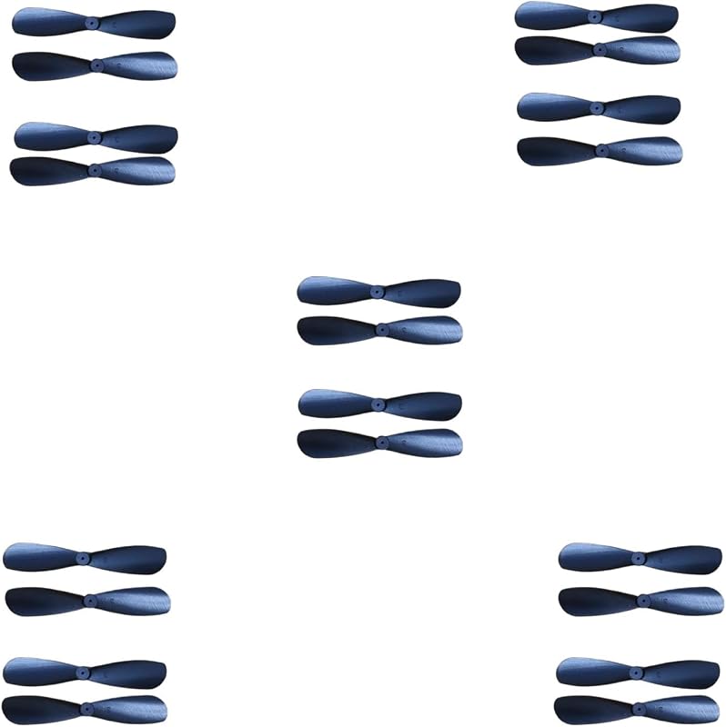 Propeller Props, 20pcs Propeller Blades UAV Propeller is Used for Remote Control Glider. The Nylon Mini Propeller is 1.8 Inches Long and The Center Hole is 0.03 Inch skrnrhrery (Black)