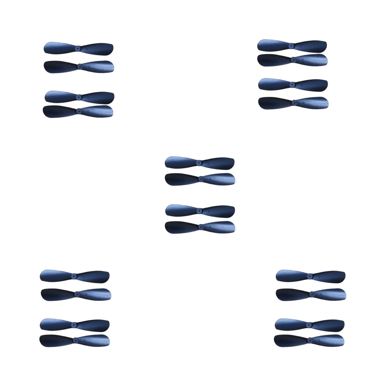 Propeller Props, 20pcs Propeller Blades UAV Propeller is Used for Remote Control Glider. The Nylon Mini Propeller is 1.8 Inches Long and The Center Hole is 0.03 Inch skrnrhrery (Black)