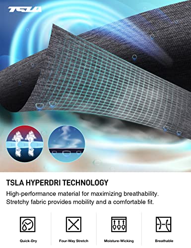 Tsla Kids Youth Running Shirts, Cool Dry Fit Gym Sports Workout Shirts, Athletic Short Sleeve T-Shirts, Hyper Dri Crewneck Carbon Grey, 12 #TOP3