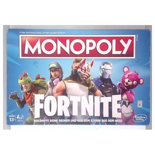 Hasbro Monopoly E6603100 Monopoly Fortnite Edition, Familienspiel, Multicolor