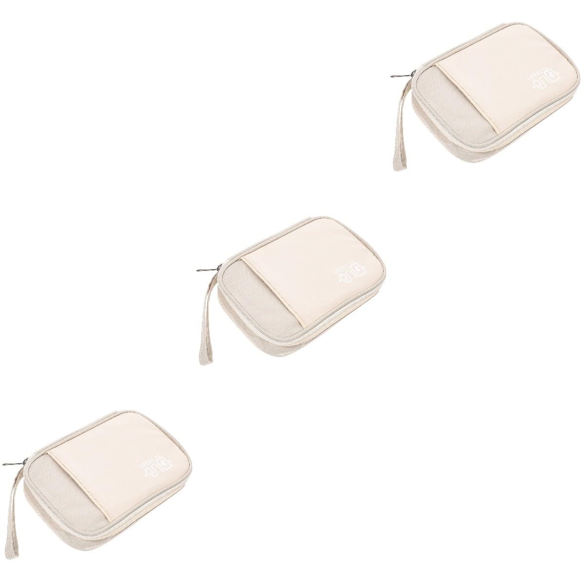 OSALADI 3 Pezzi Custodia Multifunzione Custodia Elettronica Gadget Da Viaggio Piccolo Rossetto Portafoglio Custodia Per Cavo Organizer Per Cavo Da Viaggio Borsa Per Elettronica Custodia
