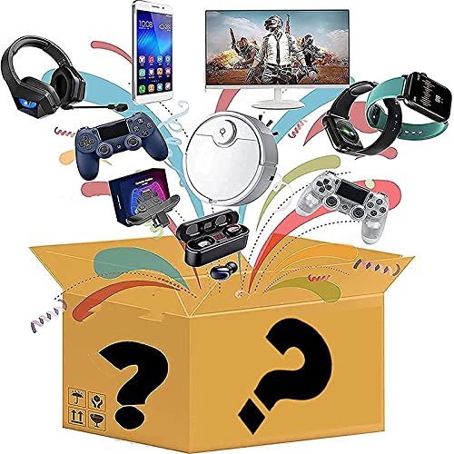 Random Gift Boxes for Adult Electronic Products, Such as Smart Watches, Bluetooth headsets, Camera Electronics, Suitable as a Surprise Gift Box for rewarding Children-L