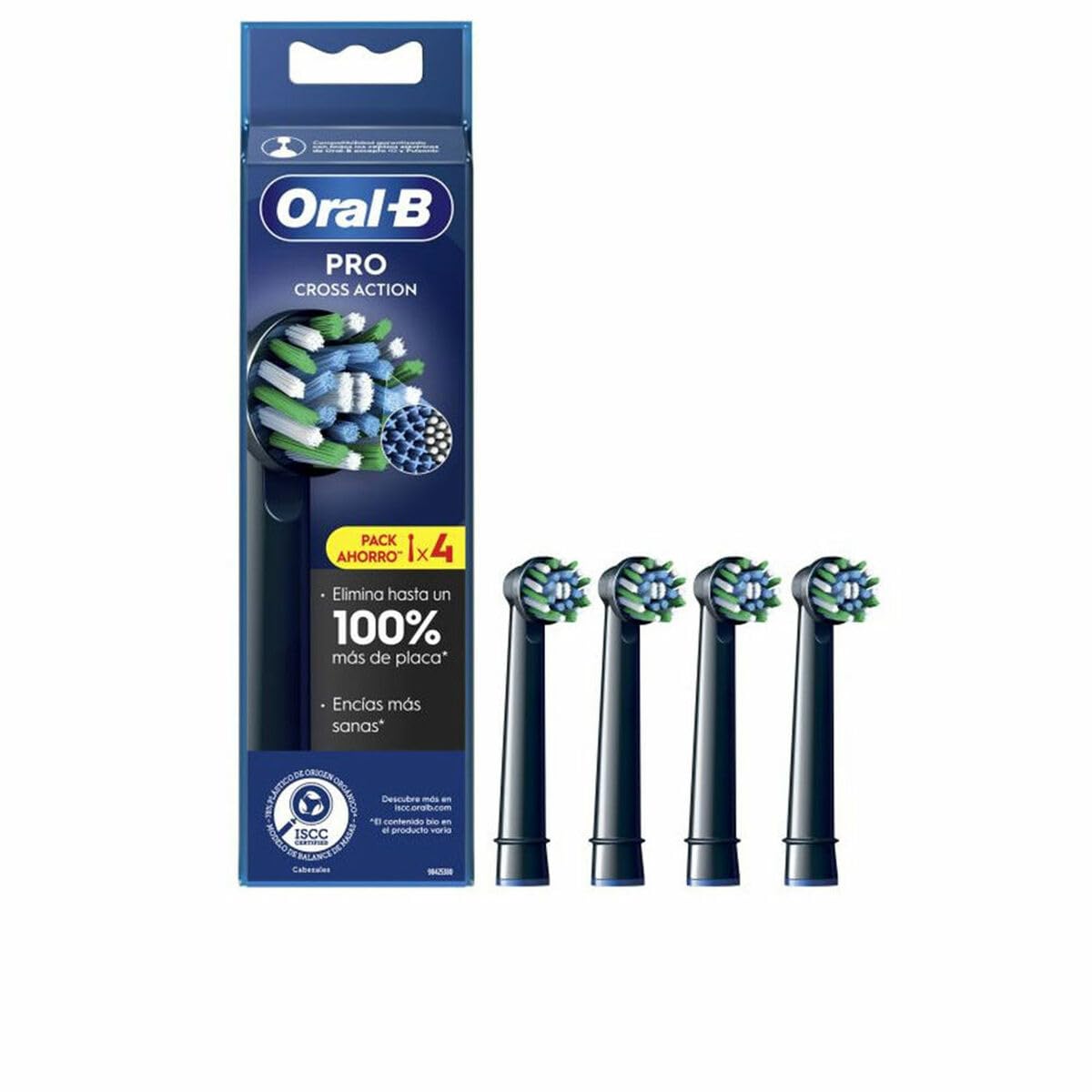 Cabezal de Recambio para cepillo Oral-B Pro Cross Action/ Pack 4 uds
