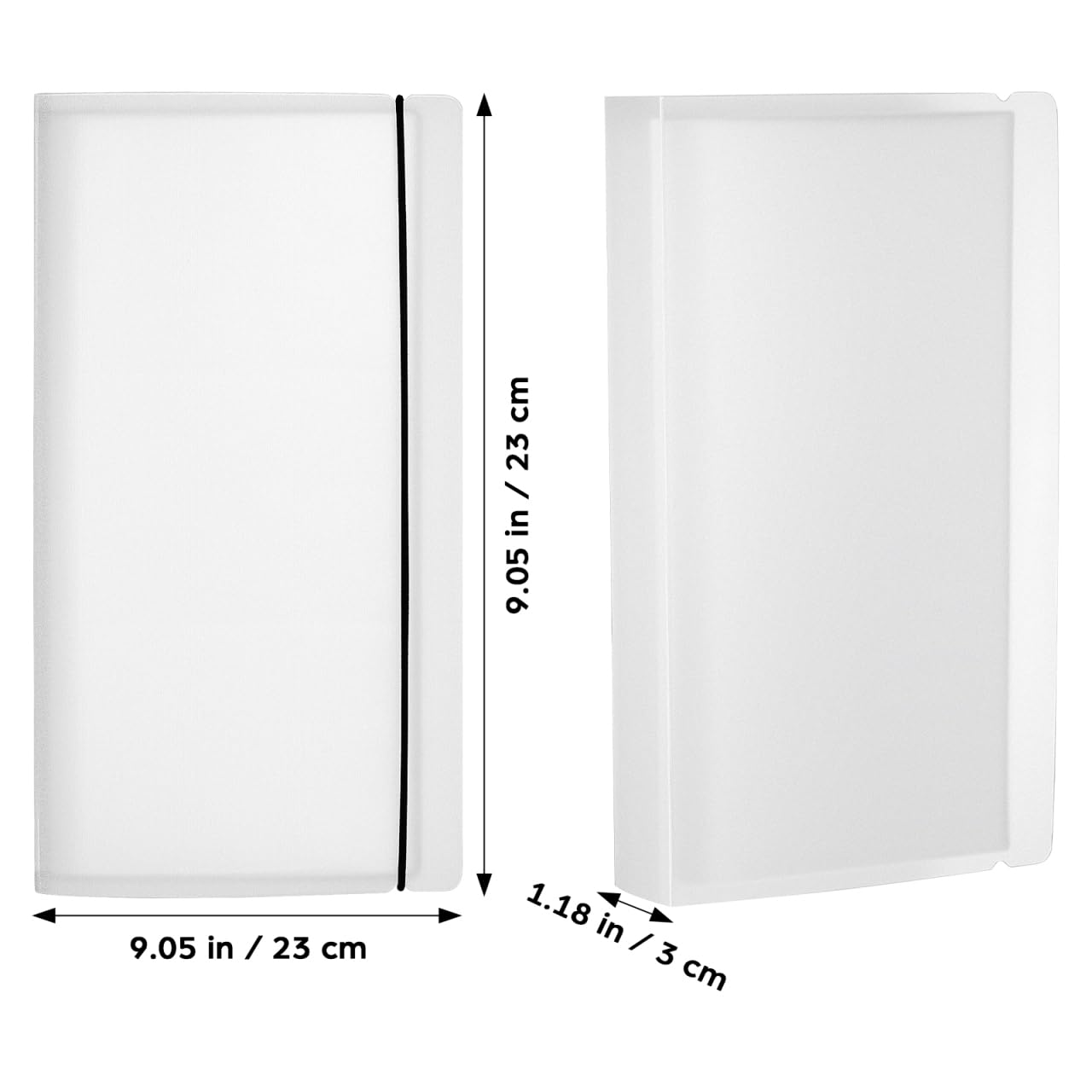 TOPBATHY Album De Collection Pour Billets – Classeur à Feuilles Amovibles Pour Tickets De Cinéma, Concert Et Voyage – Format E, Transparent