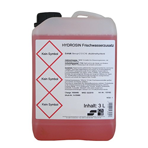 CVH Frischwasserzusatz Flüssigkonzentrat für Camping Toiletten Chemische Toiletten 3 Liter Cover