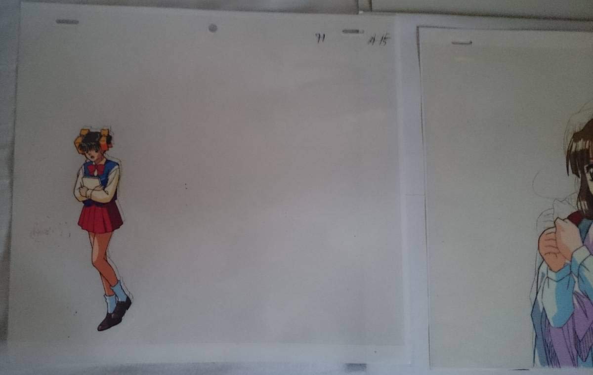 Amazon.co.jp: 同級生2 セル画 2枚 エルフ アニメ 鳴沢唯 ゲーム KSS