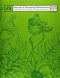 AHTA Journal of Therapeutic Horticulture Volume XXIX Issue I