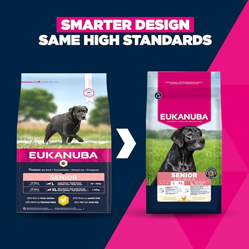 Eukanuba Fresh Chicken - Complete Dry Dog Food - For Senior Large & Giant Breed Dogs 15KG - Image 4
