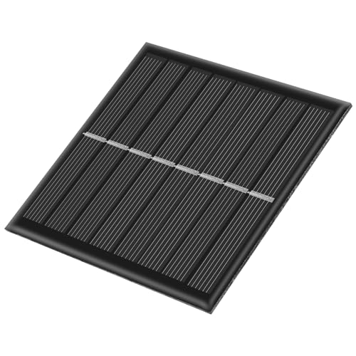 Pasuihcay 1W 4V Rechargeable AA Battery Solar Cell Charger with Base for 2xAA Batteries Charging Directly, photo colour