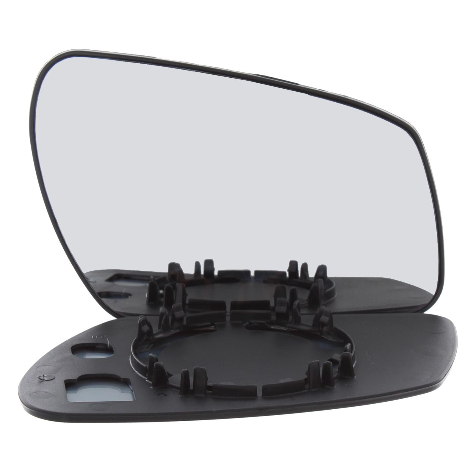 Wing Door Mirror Glass Convex Compatible with Ford Fiesta Mk6 Hatchback 2005-2008 Drivers Side Right Hand UK Replacement