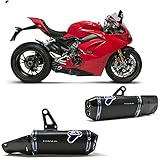 auspuff panigale 959 2 Years Warranty mototopgun termignoni auspuff nocat titan schwarz alu kappe racing kein kat kompatibel mit ducati panigale v4 2020 20 2021 21