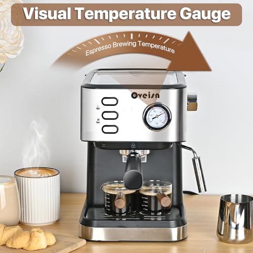 Espresso Machine Home Espresso Coffee Machine Compact Espresso Coffee Fast Heating for Cappuccino/Latte Coffee Machine for Home, Office - Image 7