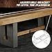 Barrington Billiards 9' Urban Shuffleboard Table with Scratch-Resistant Playfield and 8 Puck Set