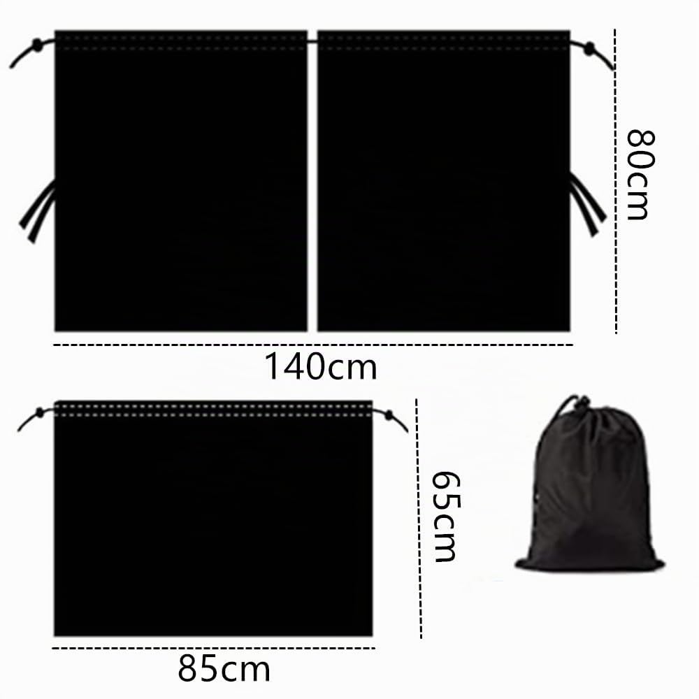 Tenda divisoria per auto, parasole per finestrini laterali, copertura per finestrino dell'auto, staccabile, tenda divisoria per sedile auto, tende da campeggio, protezione della privacy per viaggi