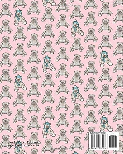 Teddy Bears Notebook, Ruled Pages, 8x10 - Image 3